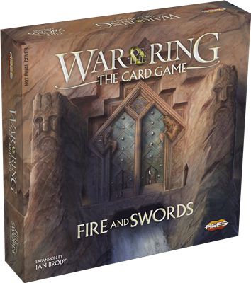 Dit is een foto van het spel LOTR WOTR War of The Ring Fire and Swords te koop bij Speldorado Spellenwinkel Delft