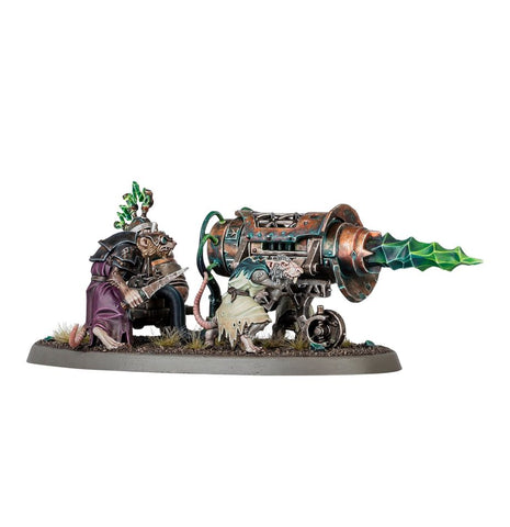 Dit is een afbeelding van het miniatuur Warp-Grinder - Skaven voor het spel Warhammer, te koop bij Tabletop Miniature Wargames spellenwinkel Speldorado in delft