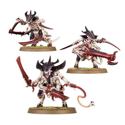 Dit is een afbeelding van het miniatuur Warriors - Tyranids voor het spel Warhammer, te koop bij Tabletop Miniature Wargames spellenwinkel Speldorado in delft