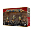 Dit is een afbeelding van het miniatuur Weirdbrute Wrekkaz - Orruk Warclans voor het spel Warhammer, te koop bij Tabletop Miniature Wargames spellenwinkel Speldorado in delft