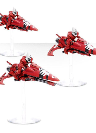 Dit is een afbeelding van het miniatuur Windriders - Aeldari voor het spel Warhammer, te koop bij Tabletop Miniature Wargames spellenwinkel Speldorado in delft