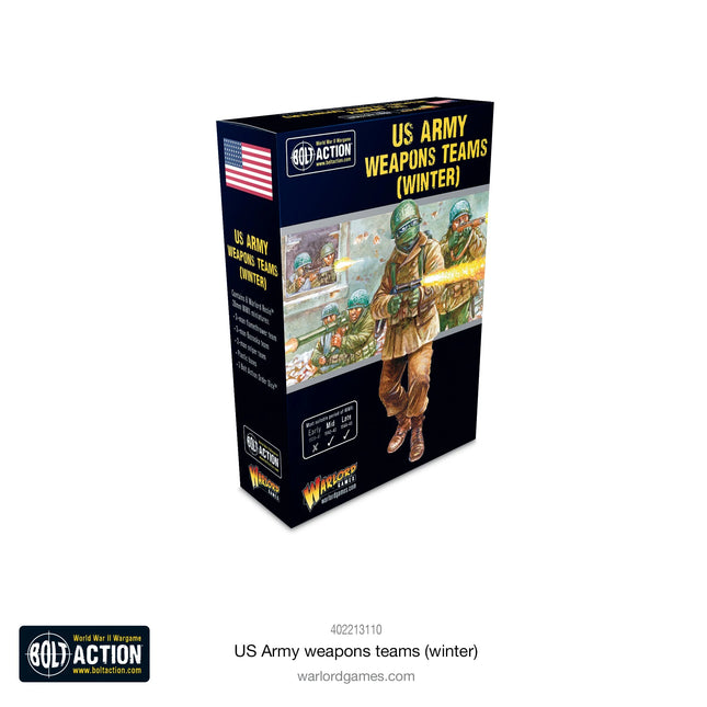 Dit is een foto van het spel US Army (Winter) Weapons Team te koop bij Speldorado Spellenwinkel Delft
