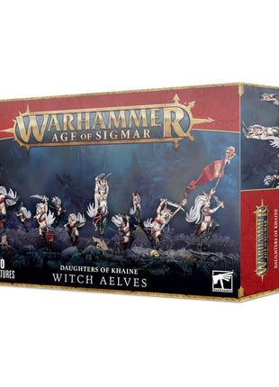 Dit is een afbeelding van het miniatuur Witch Aelves - Daughters of Khaine voor het spel Warhammer, te koop bij Tabletop Miniature Wargames spellenwinkel Speldorado in delft