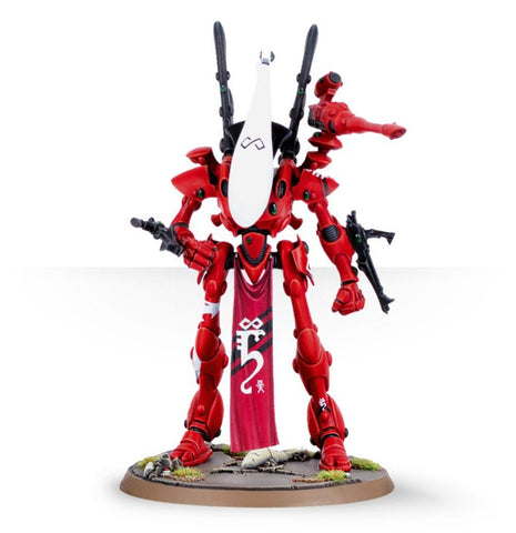 Dit is een afbeelding van het miniatuur Wraithlord - Aeldari voor het spel Warhammer, te koop bij Tabletop Miniature Wargames spellenwinkel Speldorado in delft
