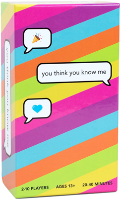 You Think You Know Me – party bordspel – 2 tot 10+ spelers