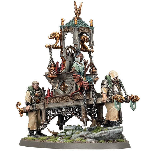 Dit is een foto van het spel Pontifex Zenestra, Matriarch of the Great Wheel - Cities of Sigmar te koop bij Speldorado Spellenwinkel Delft