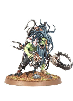 Dit is een afbeelding van het miniatuur Zodgrod Wortsnagga - Orks voor het spel Warhammer, te koop bij Tabletop Miniature Wargames spellenwinkel Speldorado in delft