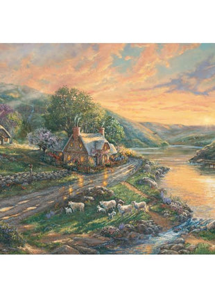 Ravensburger puzzel "Tiger Family in the Oasis" - 500 stukjes