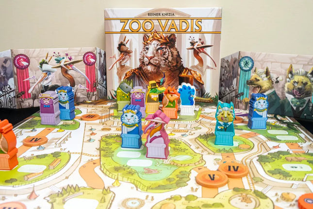 Dit is een foto van het spel Zoo Vadis te koop bij Speldorado Spellenwinkel Delft
