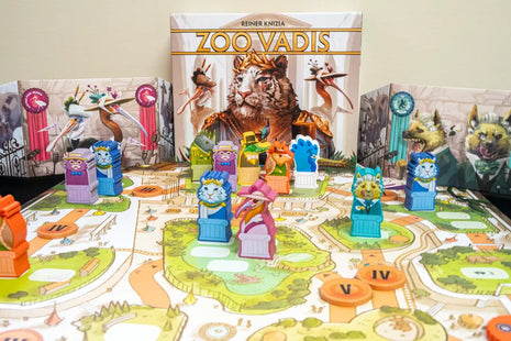 Dit is een foto van het spel Zoo Vadis te koop bij Speldorado Spellenwinkel Delft