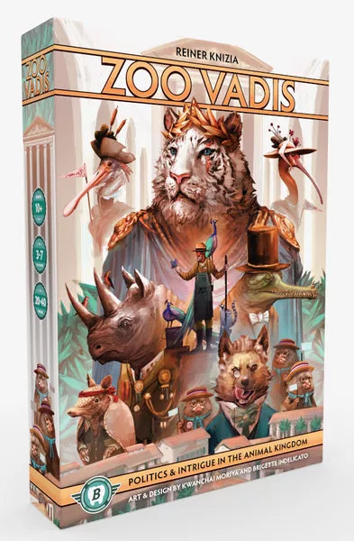 Dit is een foto van het spel Zoo Vadis te koop bij Speldorado Spellenwinkel Delft