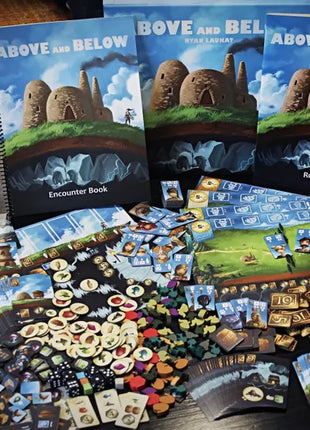 Dit is een foto van het spel Above and Below - EN te koop bij Speldorado Spellenwinkel Delft