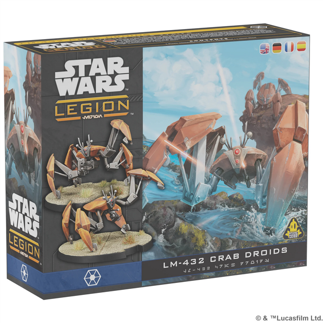 Dit is een foto van het spel LM-432 Crab Droid Unit Expansion - Star Wars Legion te koop bij Speldorado Spellenwinkel Delft