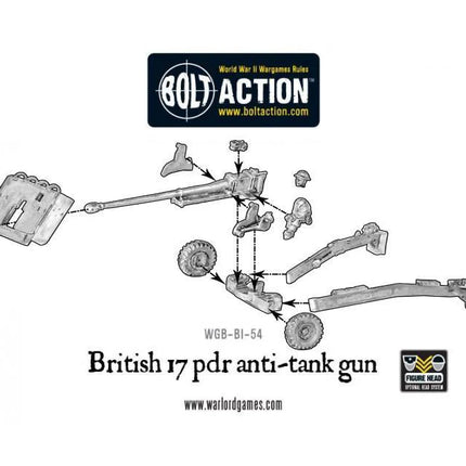 British Army 17 Pounder Anti Tank Gun