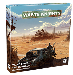 Waste Knights Second Ed Tales From the Outback Exp – strategisch bordspel – 1 tot 4 spelers