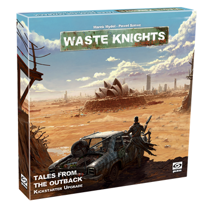 Waste Knights Second Ed Tales From the Outback Exp – strategisch bordspel – 1 tot 4 spelers
