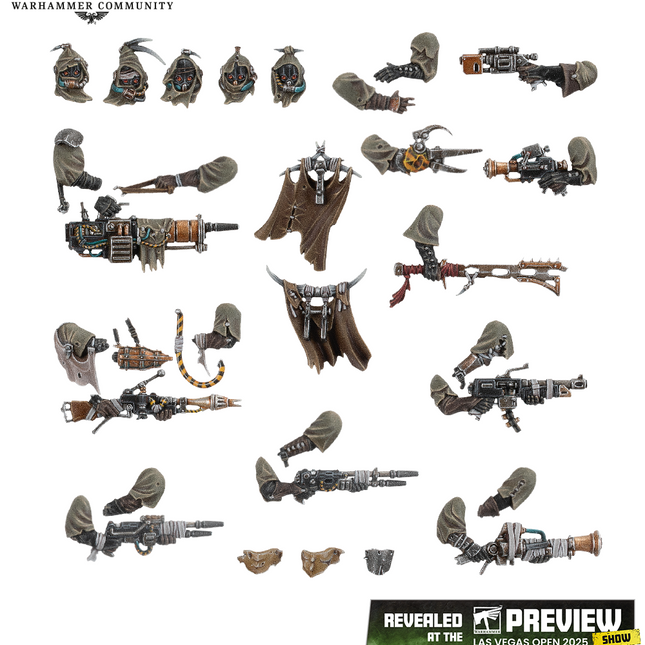 ash waste nomads weapons and upgrades - necromunda