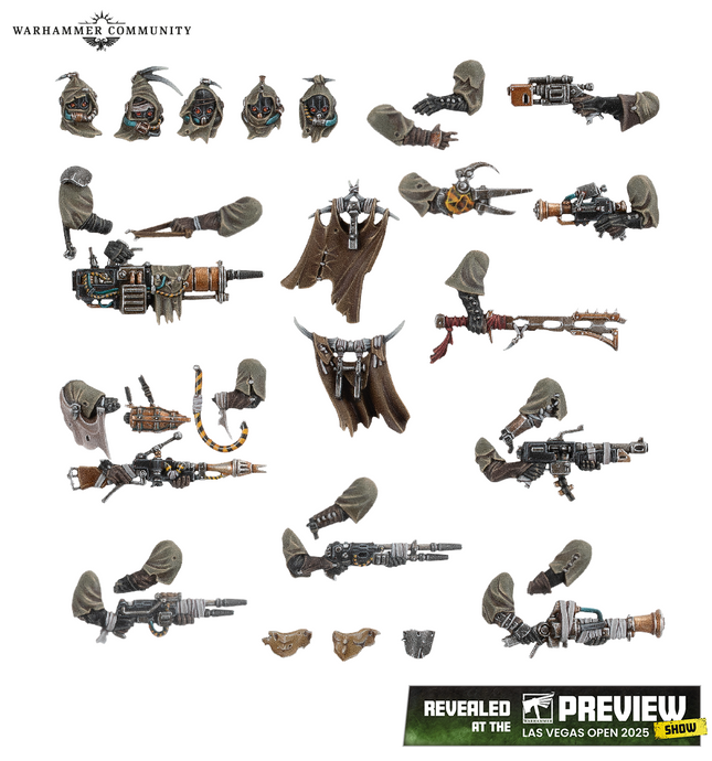 ash waste nomads weapons and upgrades - necromunda