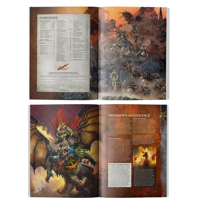 Dit is een foto van het spel battletome: slaves to darkness (eng) te koop bij Speldorado Spellenwinkel Delft