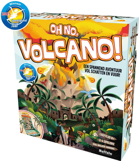 Oh No Volcano! – party kaartspel – 2 tot 5 spelers
