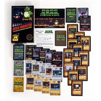 Dit is een foto van het spel Boss Monster Dungeon Building Game EN te koop bij Speldorado Spellenwinkel Delft