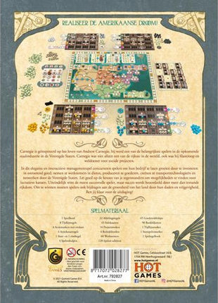 Dit is een foto van het spel Carnegie NL te koop bij Speldorado Spellenwinkel Delft