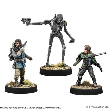 Cassian Andor, Jyn Erso & K-2SO - Star Wars: Legion