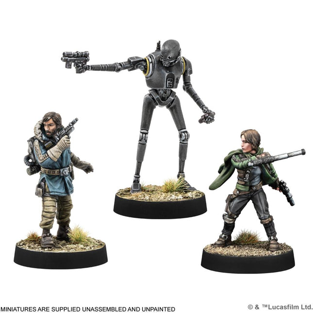 Cassian Andor, Jyn Erso & K-2SO - Star Wars: Legion