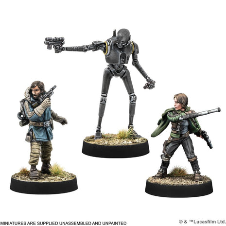 Cassian Andor, Jyn Erso & K-2SO