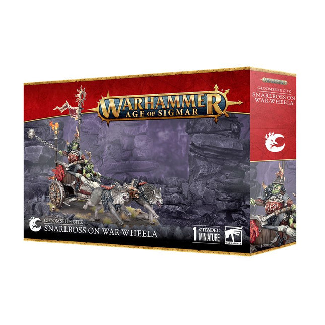 Snarlboss on war-wheela - gloomspite gitz