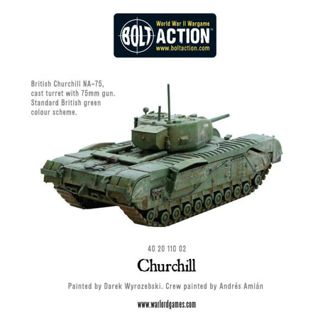 Dit is een foto van het spel Churchill Infantry Tank te koop bij Speldorado Spellenwinkel Delft