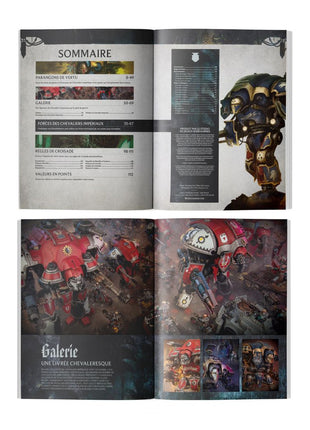 Dit is een afbeelding van het miniatuur codex: imperial knights (english) voor het spel Warhammer, te koop bij Tabletop Miniature Wargames spellenwinkel Speldorado in delft