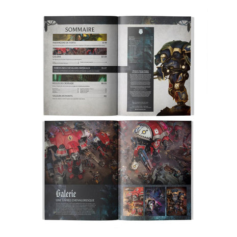 Dit is een afbeelding van het miniatuur codex: imperial knights (english) voor het spel Warhammer, te koop bij Tabletop Miniature Wargames spellenwinkel Speldorado in delft