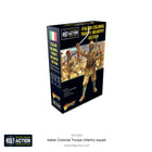 Italian Colonial Troops Infantry Squad voor Bolt Action - italianen infantry schaal 1:58 miniatuur