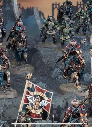 Dit is een afbeelding van het miniatuur combat patrol: astra militarum voor het spel Warhammer, te koop bij Tabletop Miniature Wargames spellenwinkel Speldorado in delft