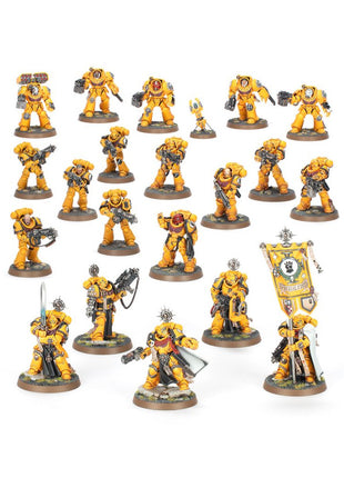 Dit is een afbeelding van het miniatuur combat patrol: imperial fists voor het spel Warhammer, te koop bij Tabletop Miniature Wargames spellenwinkel Speldorado in delft