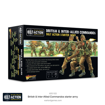 British & Inter-Allied Commandos Starter Army