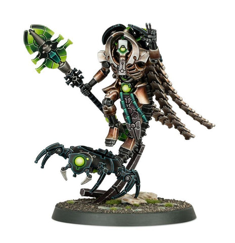 Dit is een afbeelding van het miniatuur Cryptek - Necrons voor het spel Warhammer, te koop bij Tabletop Miniature Wargames spellenwinkel Speldorado in delft