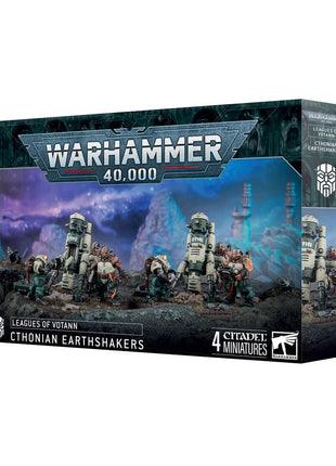 Dit is een afbeelding van het miniatuur Cthonian earthshakers -leagues of votann voor het spel Warhammer, te koop bij Tabletop Miniature Wargames spellenwinkel Speldorado in delft