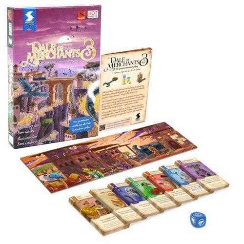 Dit is een foto van het spel Dale of Merchants 3 - Continent.Spoorweg te koop bij Speldorado Spellenwinkel Delft
