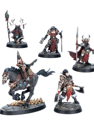 Dit is een afbeelding van het miniatuur darkoath Brand'S Oathbound - Hedonites of Slaanesh voor het spel Warhammer, te koop bij Tabletop Miniature Wargames spellenwinkel Speldorado in delft