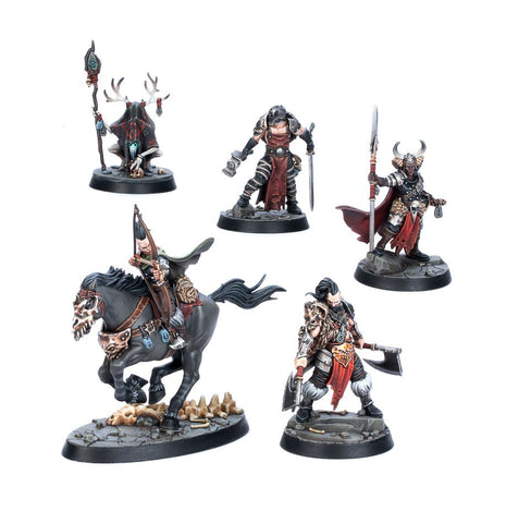 Dit is een afbeelding van het miniatuur darkoath Brand'S Oathbound - Hedonites of Slaanesh voor het spel Warhammer, te koop bij Tabletop Miniature Wargames spellenwinkel Speldorado in delft