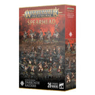 Dit is een foto van het spel spearhead: slave to darkness darkoath raiders te koop bij Speldorado Spellenwinkel Delft