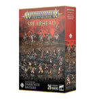 Dit is een afbeelding van het miniatuur spearhead: slave to darkness darkoath raiders voor het spel Warhammer, te koop bij Tabletop Miniature Wargames spellenwinkel Speldorado in delft