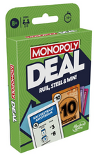 Monopoly - Deal – gezellig kaartspel – 2 tot 4 spelers