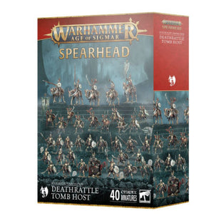 Dit is een afbeelding van het miniatuur spearhead: deathrattle tomb host  - Soulblight Gravelords voor het spel Warhammer, te koop bij Tabletop Miniature Wargames spellenwinkel Speldorado in delft