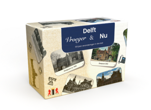 Delft vroeger en nu – gezellig bordspel – 2 tot 4 spelers