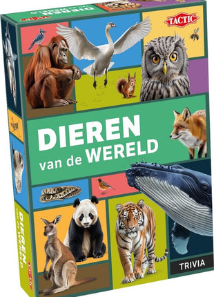 Dieren van de Wereld – gezellig kaartspel – 2 tot 4 spelers