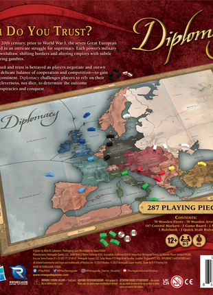 Diplomacy EN – strategisch bordspel – 2 tot 7 spelers