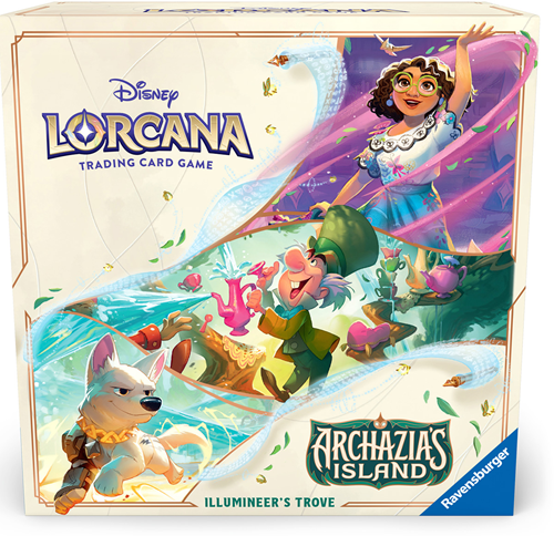 Dit is een foto van het spel Disney Lorcana Archazia’s Island Illumineer's Trove Box te koop bij Speldorado Spellenwinkel Delft